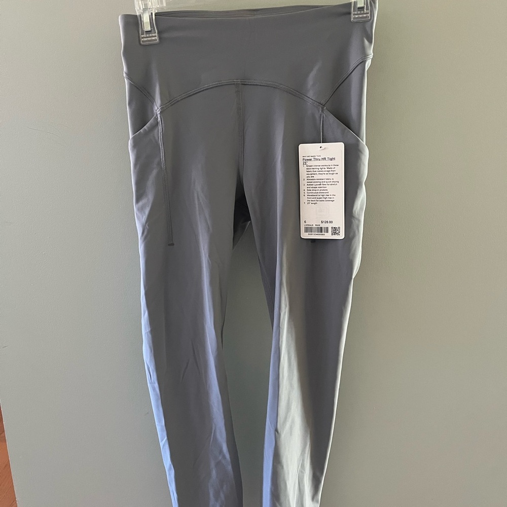 lululemon athletica Gray High-Rise Leggings- Brand New with tags